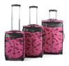 Cute Design Ladies trolley luggage bag set