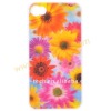 Cute Flowers Design Wonderful 3D Hard Back Case Cover For iPhone 4G