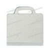 Cute Girl Portable Leather Bag Cover for iPad 2(white)