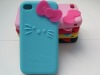 Cute Kitty Style Silicone Case for iPhone 4G