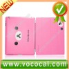 Cute Leather Cover Hard Case for iPad 2