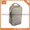 Cute PU clutch zipper white travel ladies cosmetic bag organizer