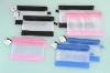 Cute PVC mesh pencil case bags