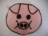 Cute Pig Shaped Beaded Coin Purse