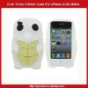 Cute Turtle Silicon Case For iPhone 4 4S-White