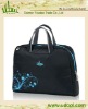 Cute, black, designer printed laptop briefcase/laptop messenger/laptop hand bag 14'