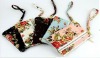 Cute bow flower printed lace coin purse moblie phone bag 50pcs/lot/Hot selling Wholesale