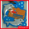 Cute cartoon 3D logo rubber pvc luggage tag