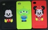 Cute cell phone silicone case for iphone 4S