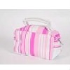 Cute colorful stripe cosmetic bag