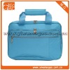 Cute double zipper closure canvas blue fashion women cosmetic case