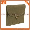 Cute fashion brown canvas small nylon coin wallet