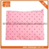 Cute fashion pink small canvas clutch girls toiletry makeup bag