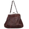 Cute genuine leather handbag 9426