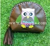 Cute owl handmade cosmetic bag, wallets, purses