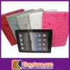 Cute pattern leather for ipad2 case