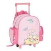 Cute pink pig trolley school bag