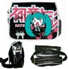 Cute version Hatsune miku pvc messenger bag (black)