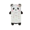 Cuty Cartoon Protective Hard Back Case for iPhone 4 (White)