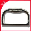 D-ring metal belt and buckle