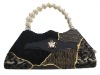 DESIGNER FABRIC WOMEN CLUTCH HAND PURSE BEADED BAGS