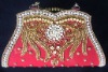 DESIGNER VELVET CLUTCH PURSE
