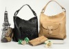 DUDU brand Ostrich lines cow leather bag for 2012 spring