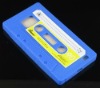 Dark Blue Cassette Tape Silicone Case For Samsung i9100 Galaxy S2