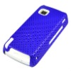 Dark Blue Mesh Hard Back Case Cover For Nokia 5230