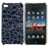 Dark Blue Stone Design Plastic Cover Hard Case Skin For iPhone 4