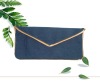 Dark blue lint wallet with satin lining GE-2046