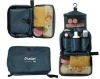 Dark blue  toiletry travel bag with function pockets inside