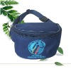 Dark blue  waist bag made of  600D polyester