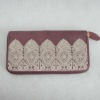 Dark red high-grade ladies's wallets