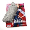 Dazzling Silver Diamante Evening Clutch Bag 063