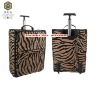 Decent Jacquard Travel Trolley Luggage Bag