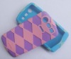 Decorative pattern silicone phone case for iphone