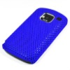 Deep Blue Mesh Skin Hard Back Case Cover For Nokia E5