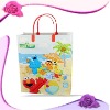 Delicate Plastic carrier bag with clip-loop handle
