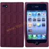 Delicious Chocolate Design Silicone Skin Case Cover for iPhone4