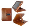 Deluxe Leather Case with Built-in Stand for Apple iPad (brown)
