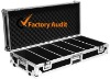 Deluxe black PVC aluminum CD flight case