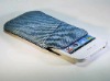 Denim Material Mobile Phone Pouch for iPhone