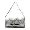 Designer Stripe PU Evening Bag