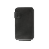 Designer Style Textured Leather Pouch for Apple iPhone 3G/3GS (Black)