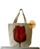 Designer Tote Bag "Red Fever" Made from heavy canvas