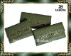 Designer bifold brand leather wallet female