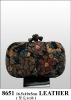 Designer brand flowers pattern women evening bags