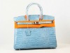 Designer fancy handbag.real leather bags women 2012