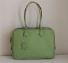 Designer ladies brand pu leather green handbag